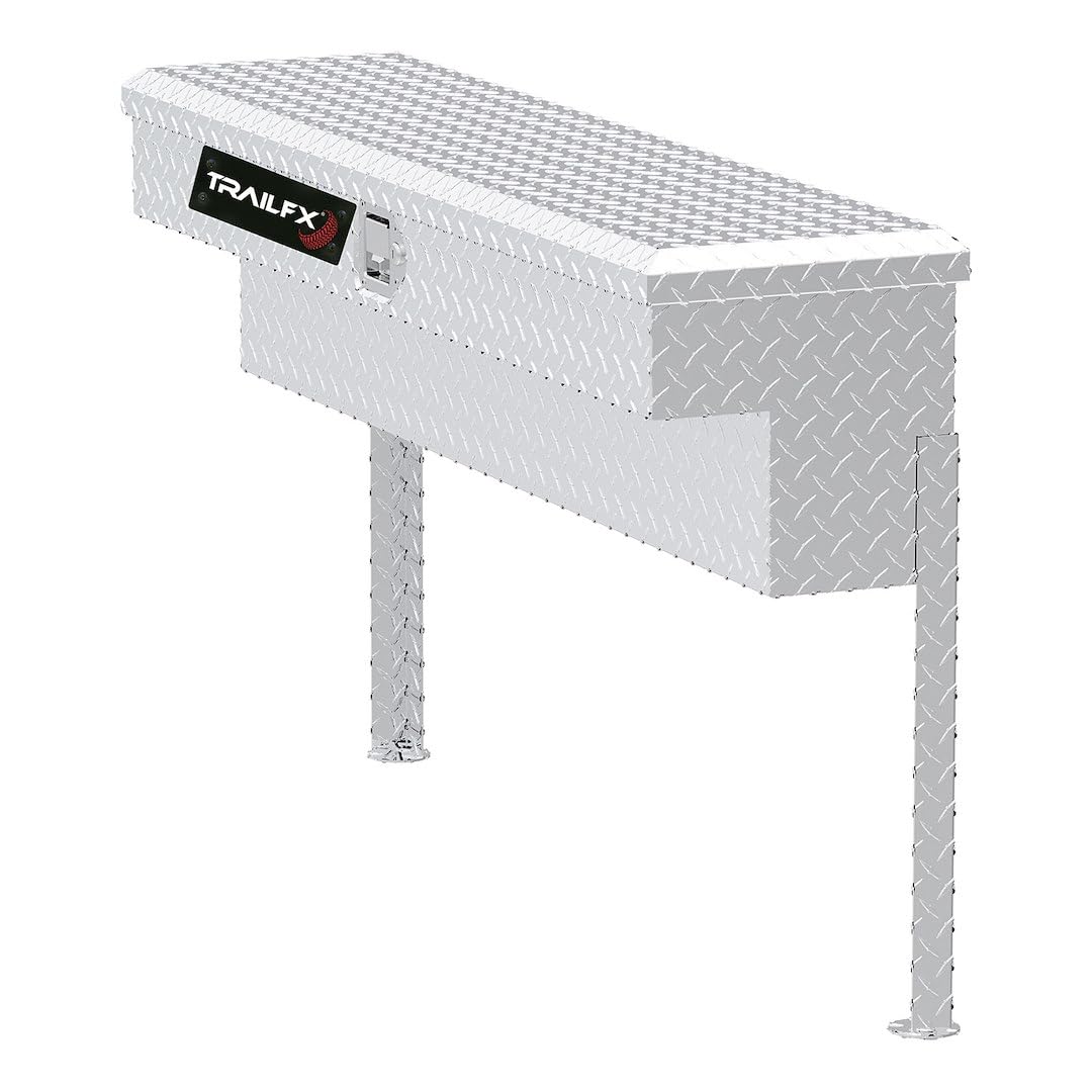 Amazon.com: TrailFX Side Mount Tool Box Single Lid with Struts